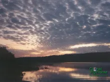 Computer screen wallpaper: Sunrise over Yellow Lake